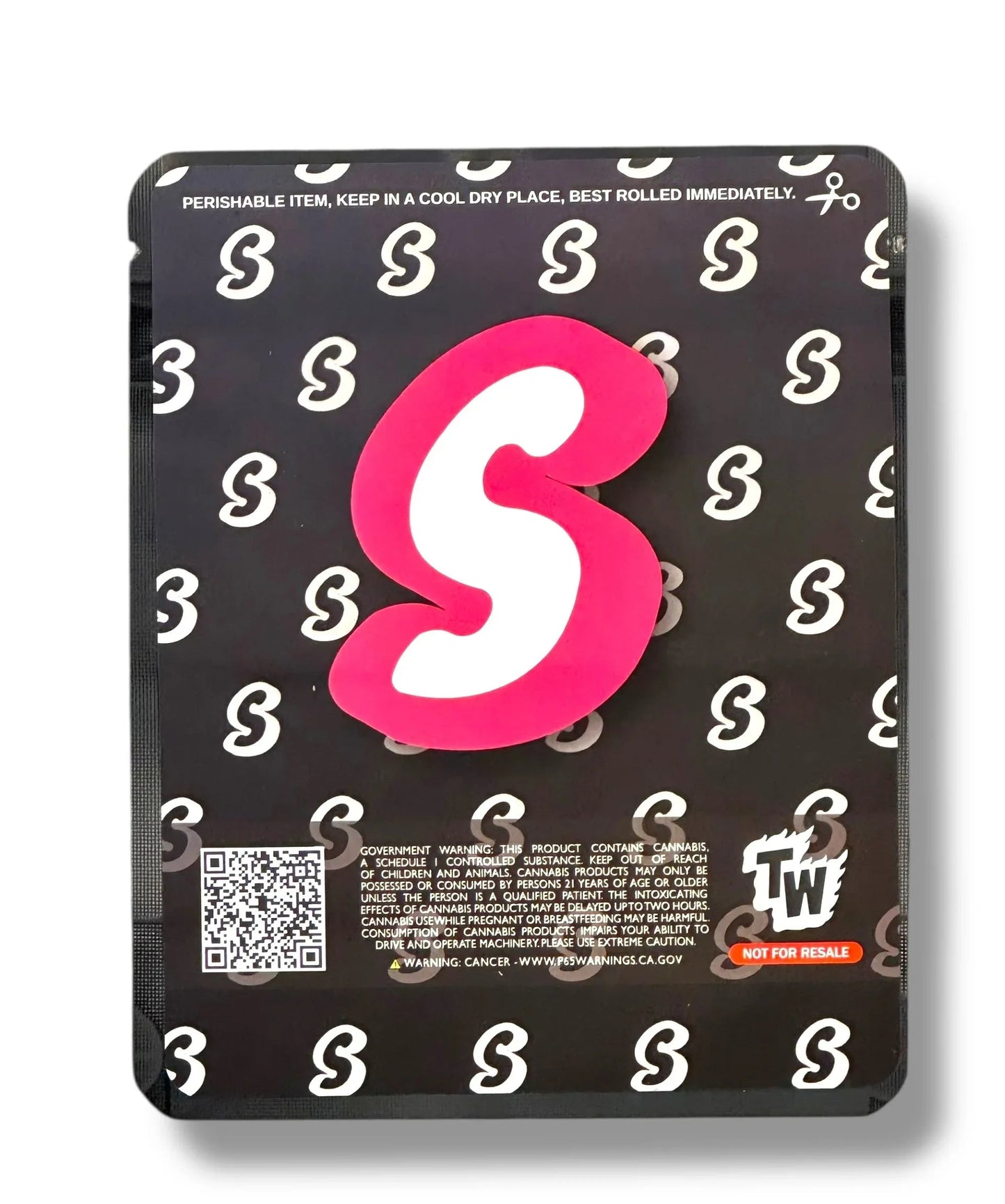 Sprinklez Glimmer Bites 3.5G Mylar Bags -With stickers and label - Black Unicorn Hub