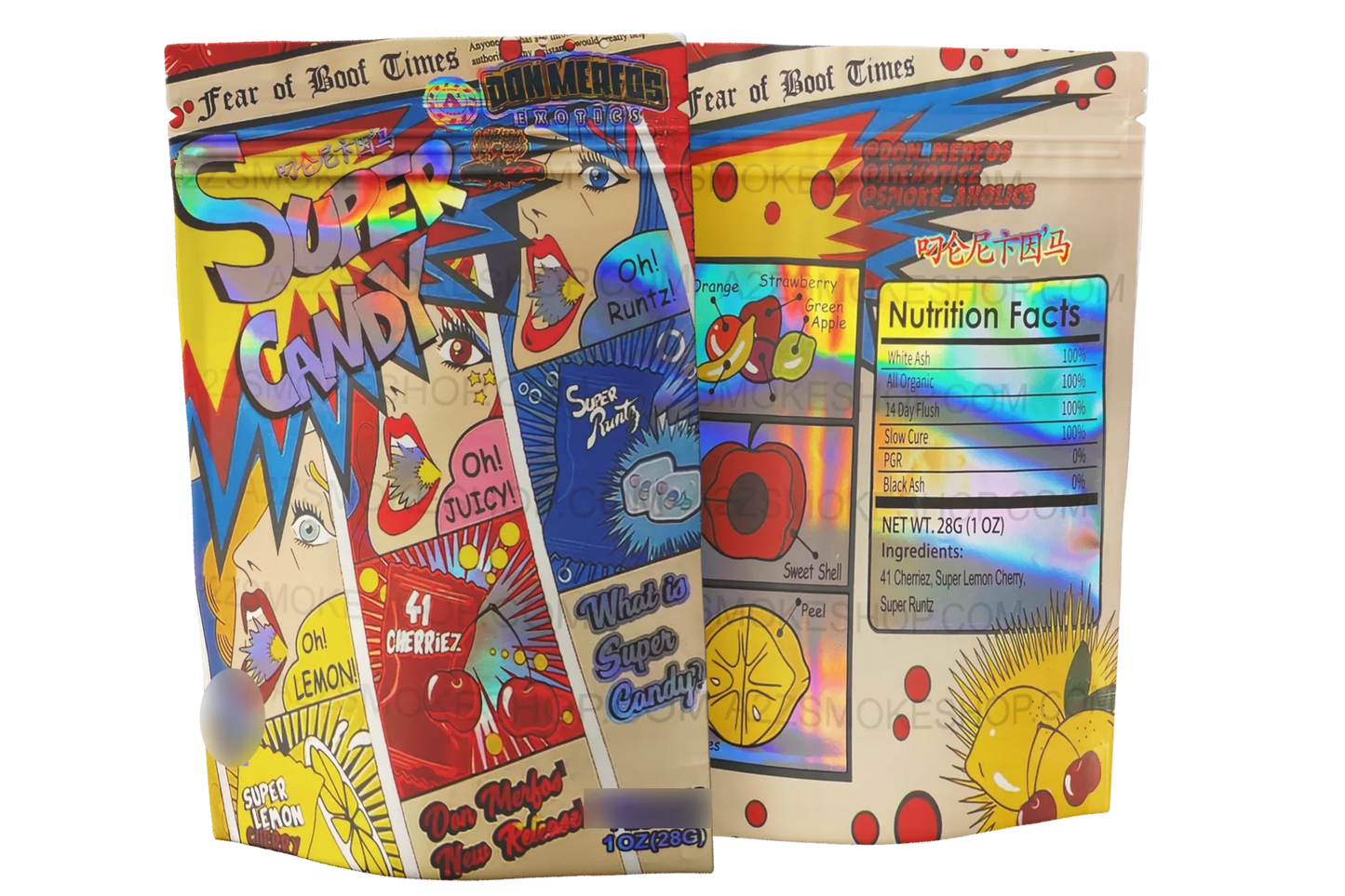 Don Merfos Super Candy 1 OZ 28G Mylar Bag - Black Unicorn Hub