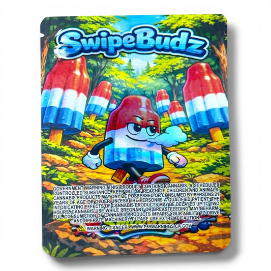 Swipe Budz Bomb Pop Smoothie 3.5g Mylar Bag- Packaging