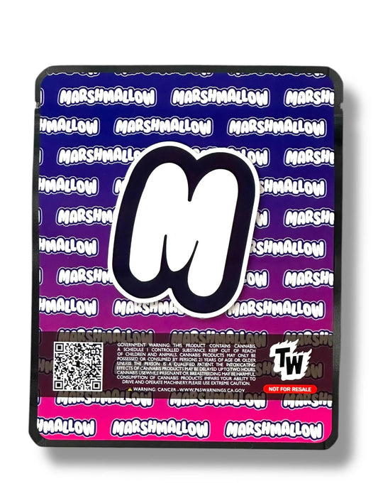 Sprinklez Super Sour Berry Marshmallow 3.5G Mylar Bags -With stickers and label - Black Unicorn Hub