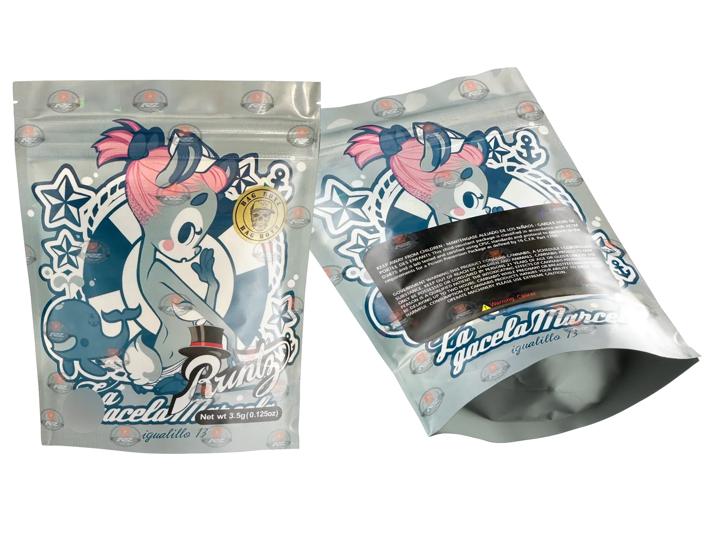 Holographic Mylar Bag 3.5G - Black Unicorn Hub