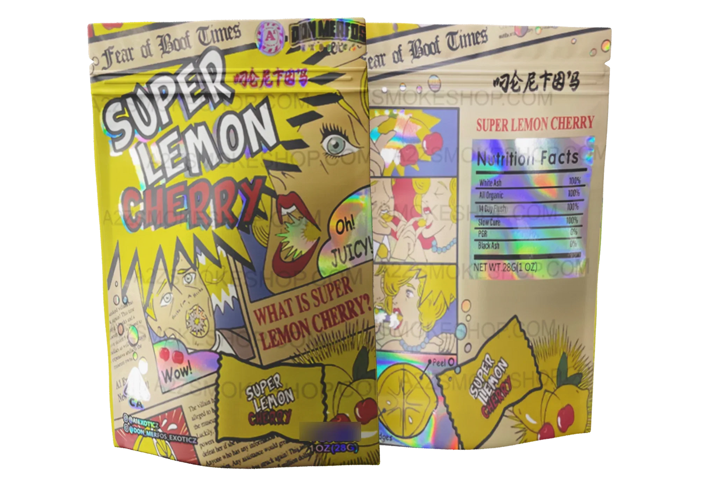 Don Merfos Super Lemon Cherry 1 OZ 28G Mylar bag - Black Unicorn Hub