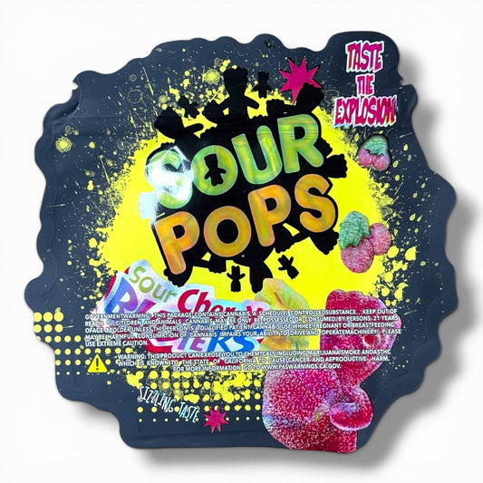 Sour Pops Sour Cherry Blasters 3.5g shape bags