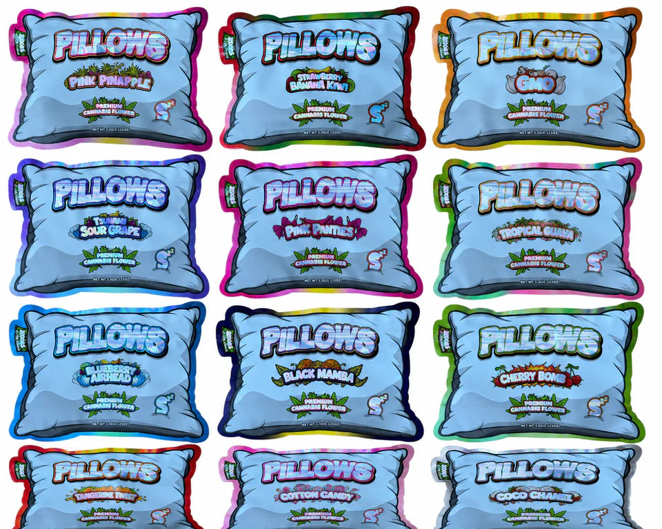 Pillows Assorted Master Box – 16 Boxes with Matching Mylar Bags