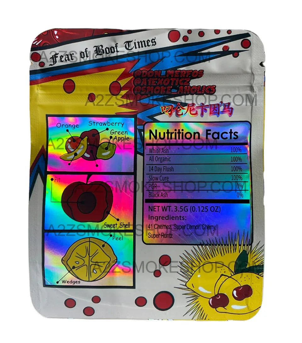 Don Merfos Exotics Super Candy Mylar bag 3.5g Holographic - Black Unicorn Hub