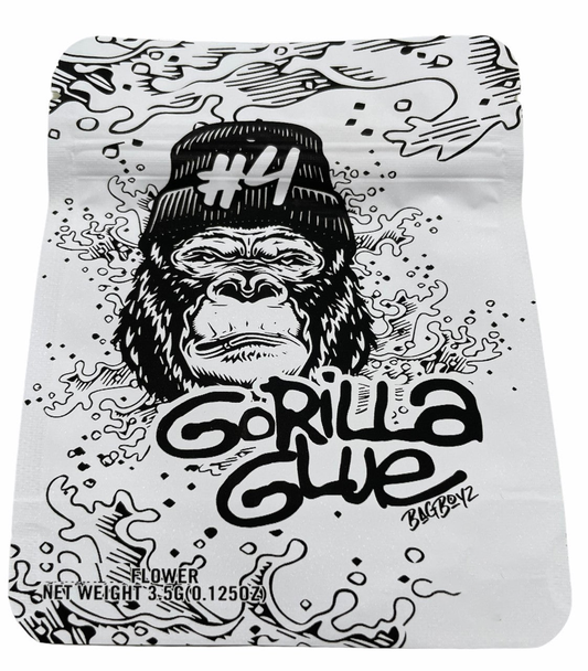 Gorilla Glue #4 Mylar zip lock bag 3.5G