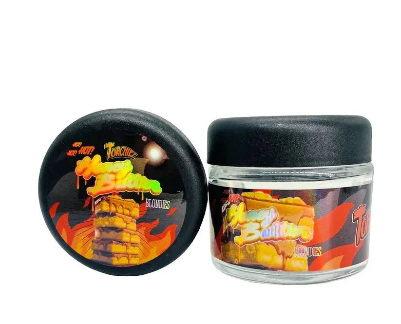 Honey Butter Blondiez Sprinkelz 3.5g Glass Jars with Holographic Stickers - Black Unicorn Hub