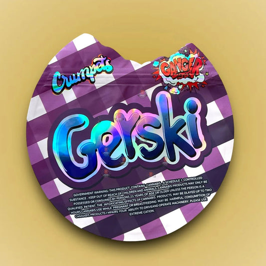 Gerski Crumpets 3.5G Mylar Bag Holographic- Packaging Only - Black Unicorn Hub