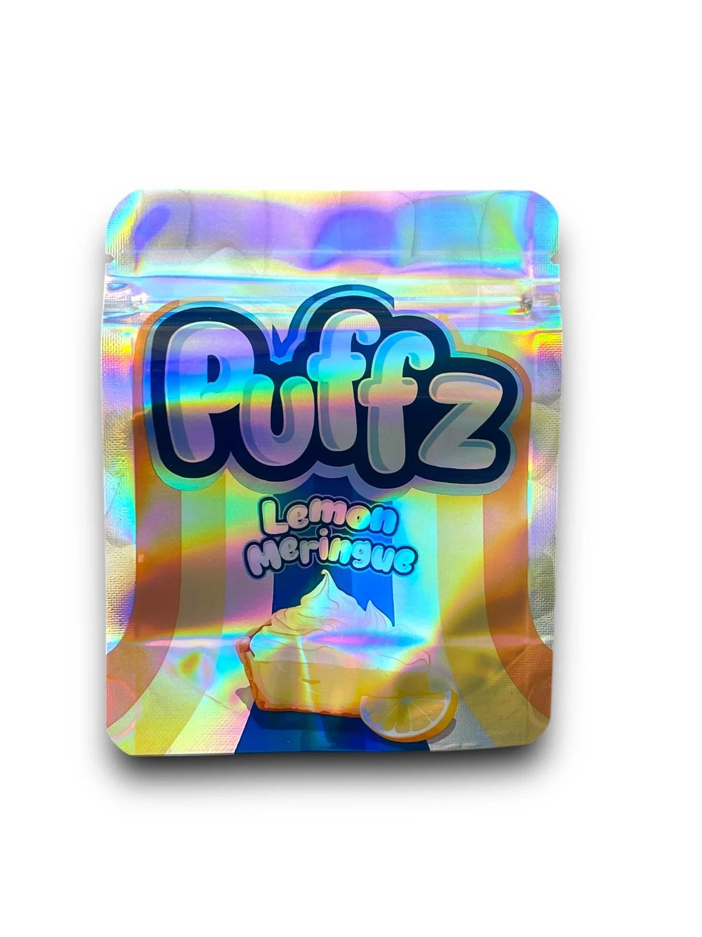 Puffz Lemon Meringue Bags 3.5g Holographic - Black Unicorn Hub