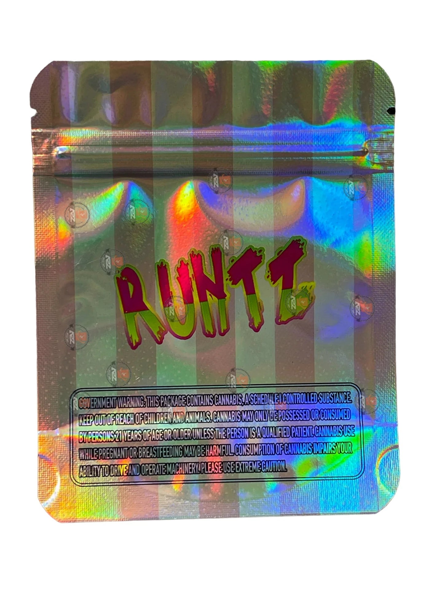 Gelatos 3.5g Mylar Bag Holographic - Black Unicorn Hub