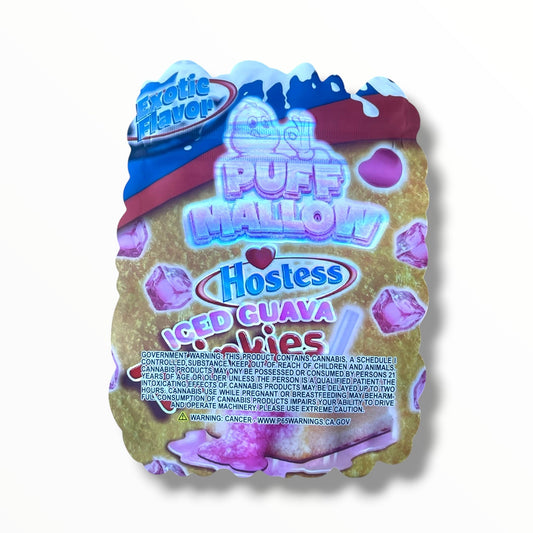 Puff Mallow Iced Guava Twinkies 3.5g shape bags