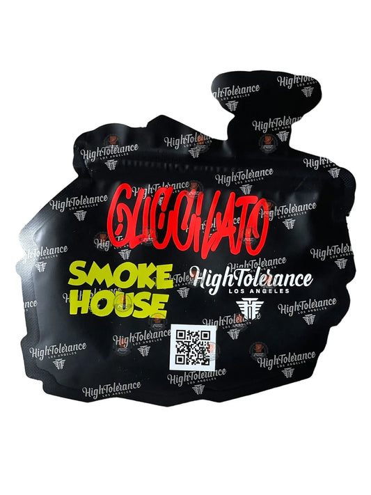 Guccilato Smoke House Cut Out Mylar Bags 3.5g Hight Tolerance - Black Unicorn Hub