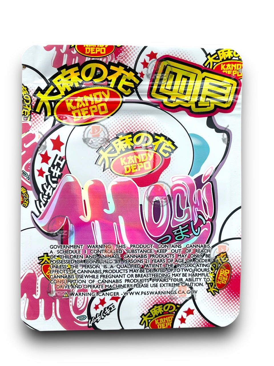 Kandy Depo Mochi Mylar Bags 3.5g Holographic
