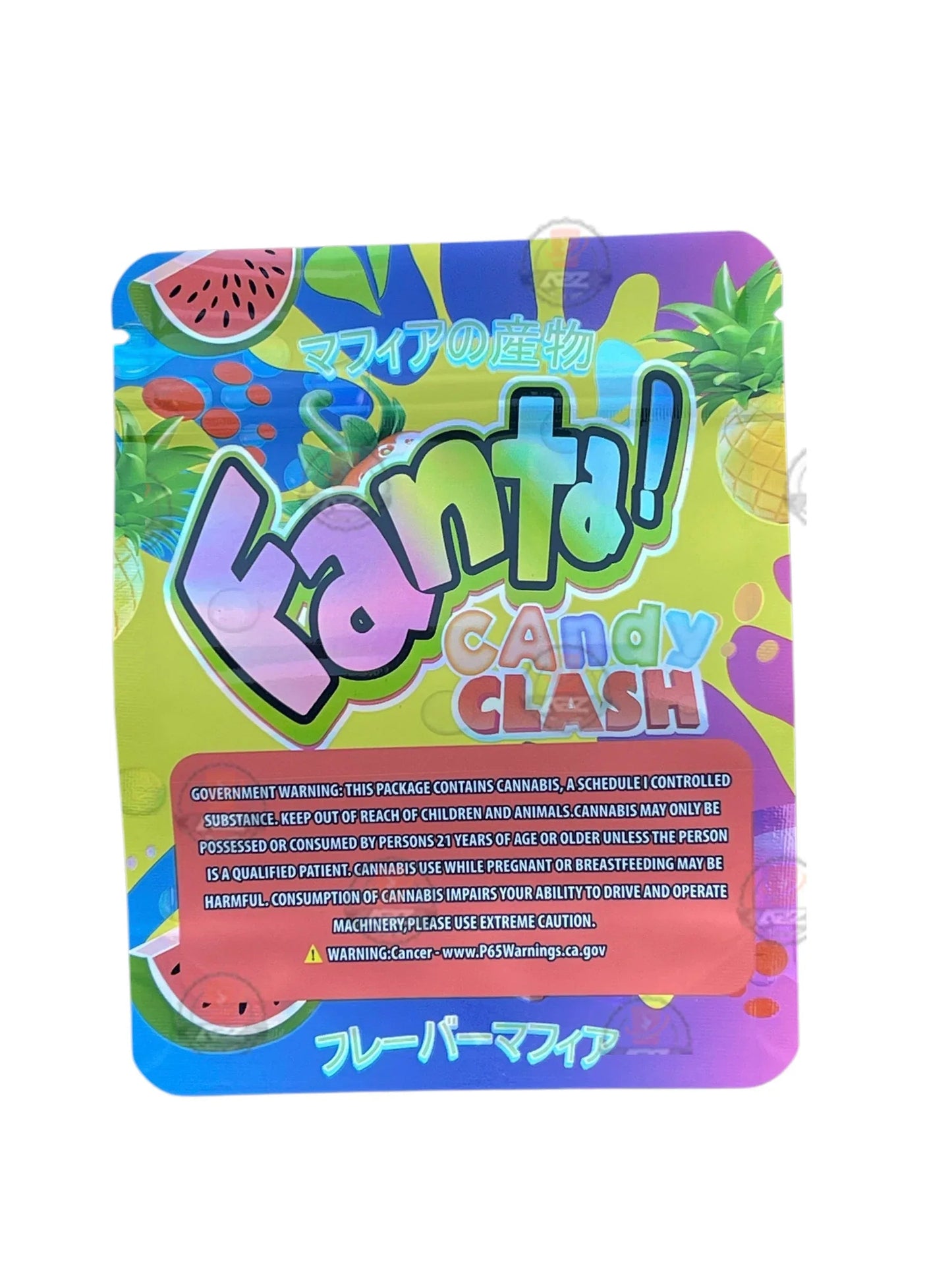 Fanta Candy Clash Mylar Bags 3.5g Holographic - Black Unicorn Hub