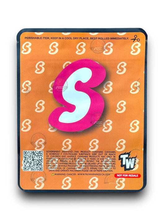 Sprinklez Cinnamon Roll Break Pudding 3.5G Mylar Bags -With stickers and label - Black Unicorn Hub