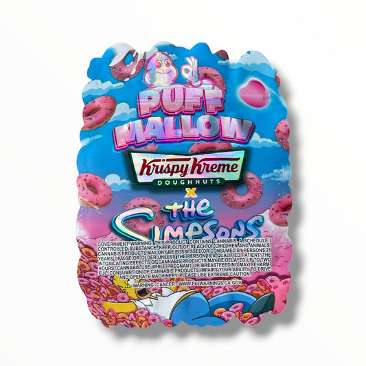 Puff Mallow Krispy Kreme Doughnuts the Simpsons dohnut 3.5g shape bags