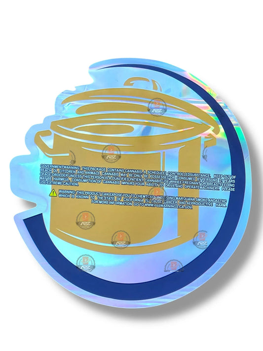 Gumbo King Mylar Bag 3.5g shape bag - Black Unicorn Hub