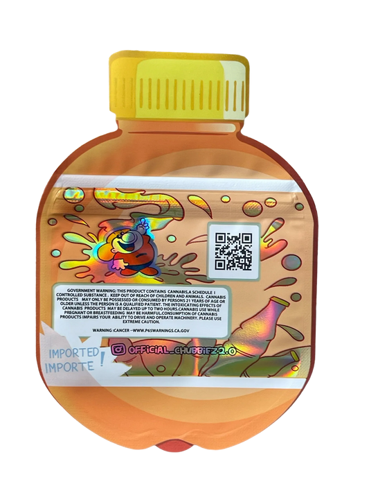 Vanilla Cream Chubbiez Cut Out Mylar Bags 3.5g Die cut - Black Unicorn Hub