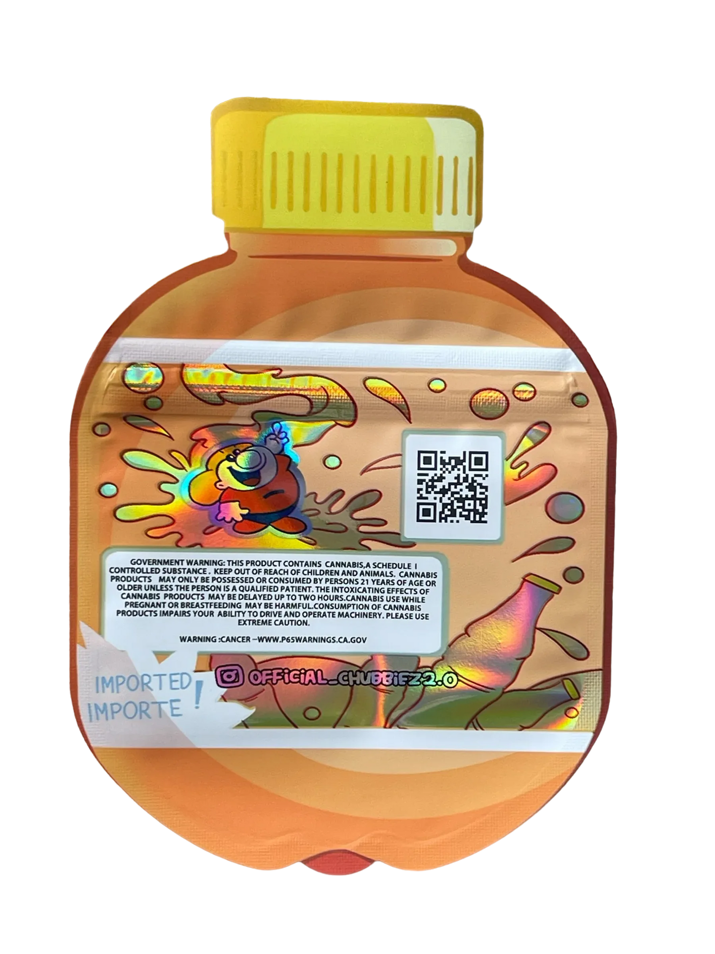 Vanilla Cream Chubbiez Cut Out Mylar Bags 3.5g Die cut - Black Unicorn Hub