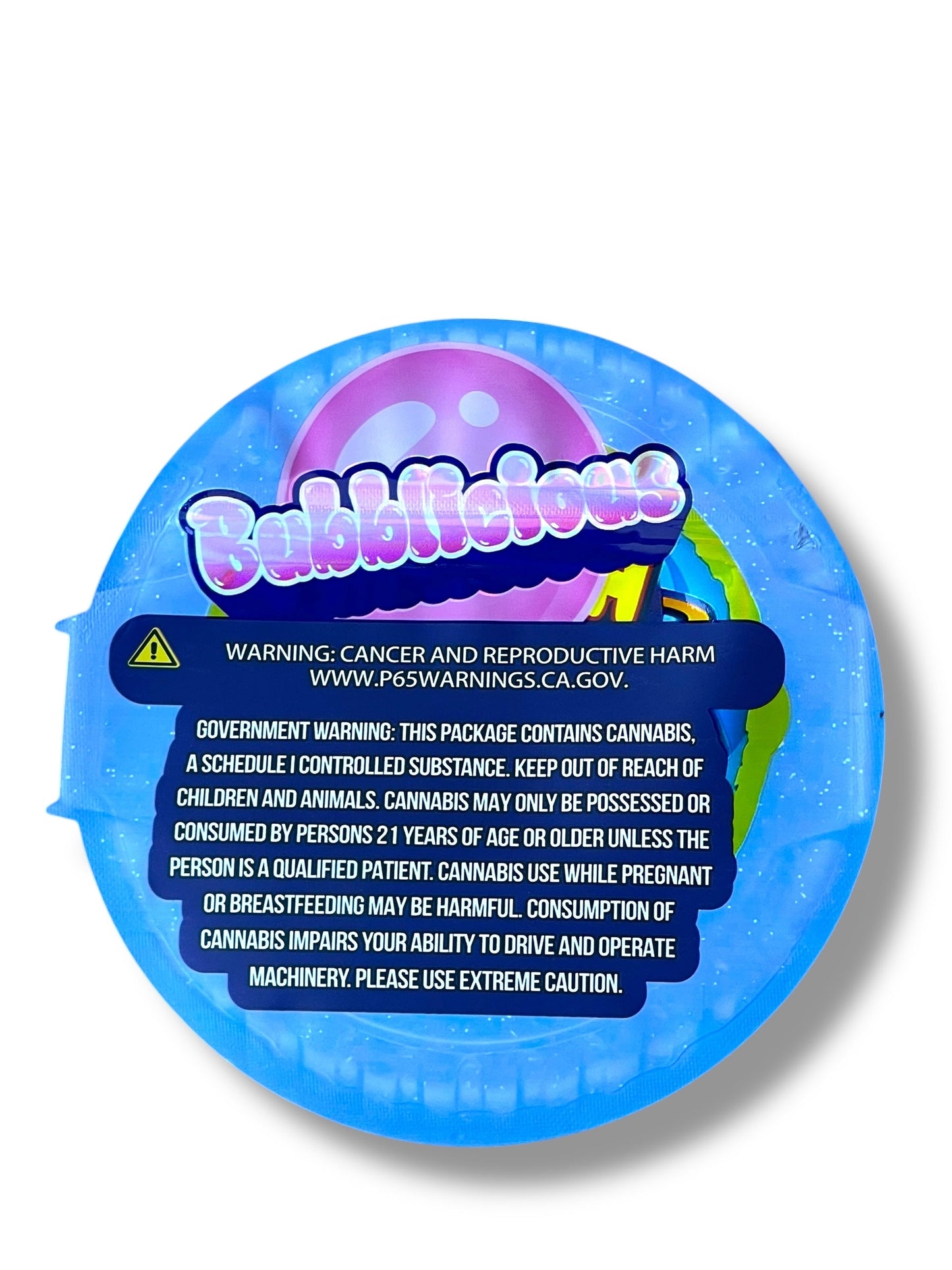 Bubble Tape Sour Blue Raspberry Mylar Bag 3.5g shape bag - Black Unicorn Hub