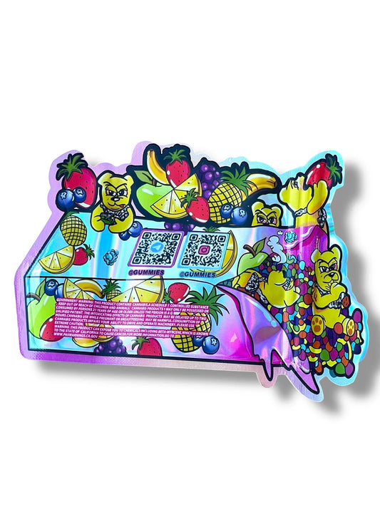 Ztuntz Mylar Bag 3.5g shape bag - Black Unicorn Hub