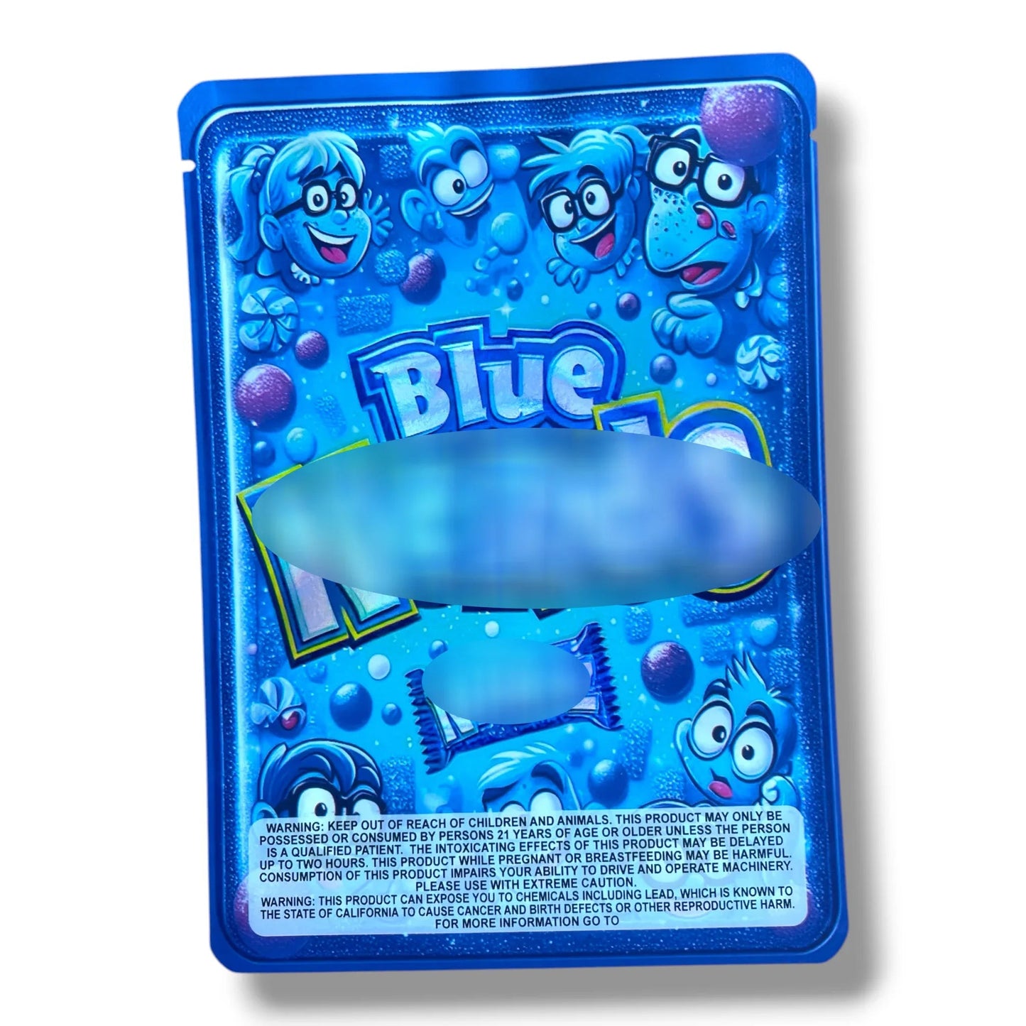 Blue N 7G to 14G Mylar Bags - Black Unicorn Hub