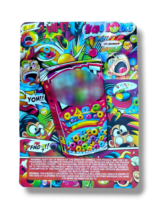 Cereal 7G to 14G Mylar Bags