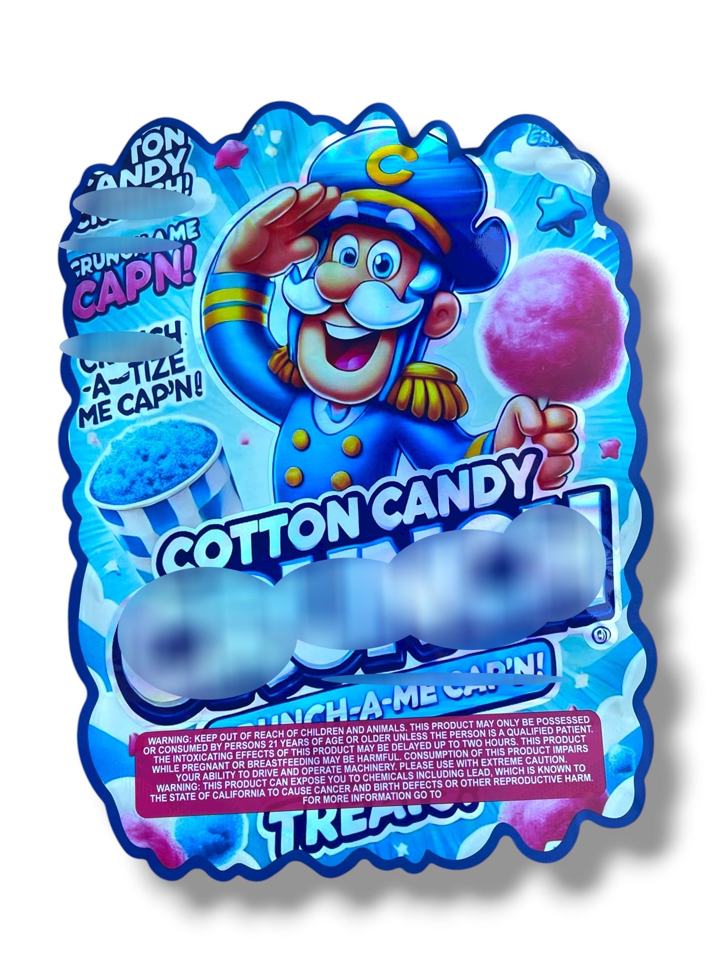 Cotton Candy 1 OZ 28G Mylar empty Mylar bag 1 ounce (50 Count)