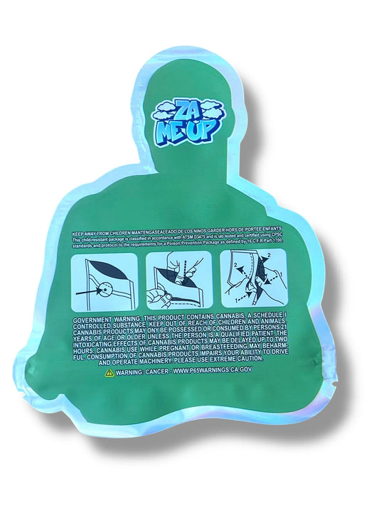 Za Me Up Garry Payton Mylar Bag 3.5g shape bag - Black Unicorn Hub