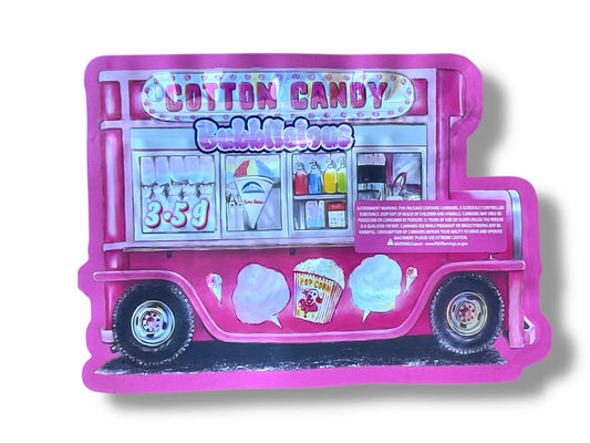 Cotton Candy Mylar Bag 3.5g shape bag - Black Unicorn Hub