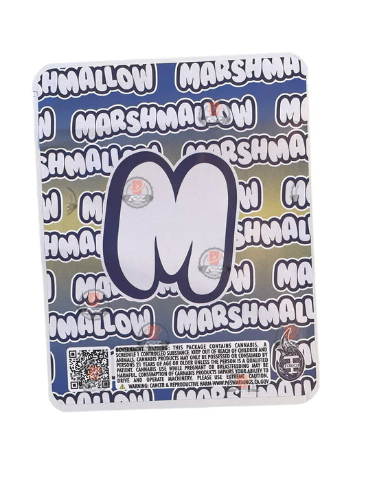 Sprinklez Cookie Marshmallow Mylar Bags 3.5g Sticker base Bag -With stickers and labels - Black Unicorn Hub
