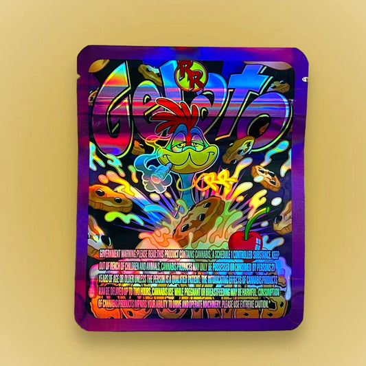 Gelato Cookies 3.5g Mylar Bag Holographic- Packaging Only - Black Unicorn Hub