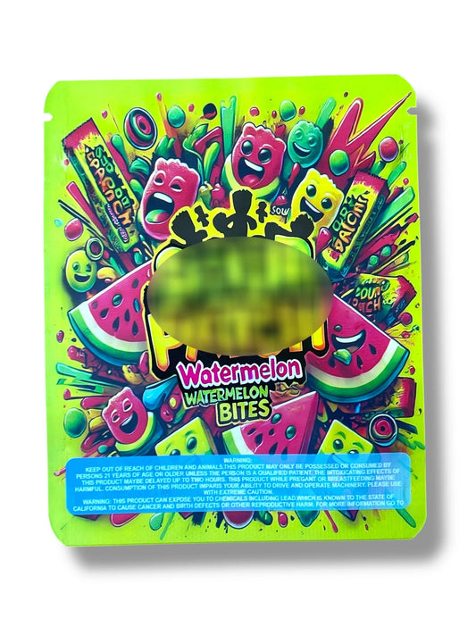 Watermelon Bites 3.5g Mylar Bag- Packaging Only - Black Unicorn Hub