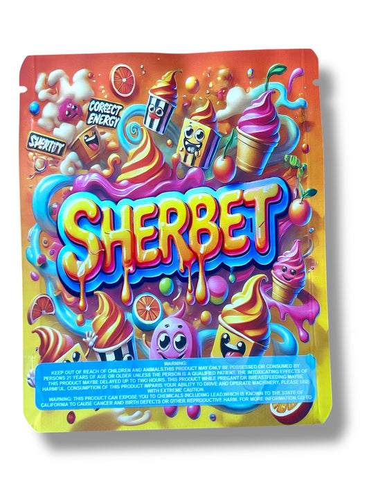 Sherbet 3.5g Mylar Bag- Packaging Only
