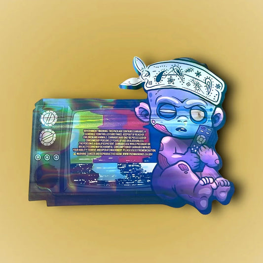 Baby I Can't Feel My Face Cut Out Mylar Bags 3.5g I just had Dejavu Hight Tolerance ICFMF - Black Unicorn Hub