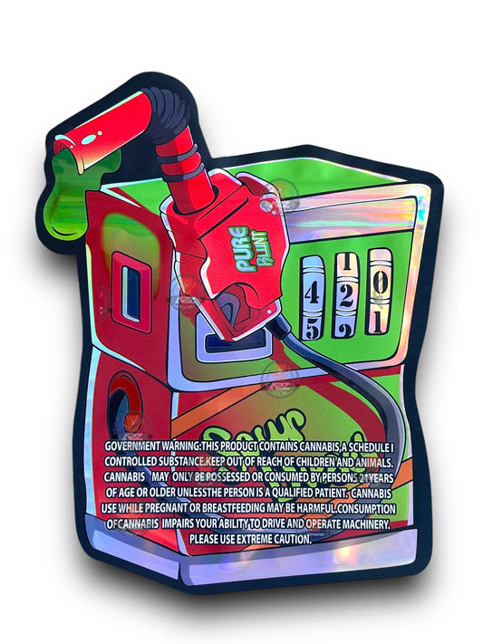 Sour Diesel Mylar Bags 3.5g Holographic - Black Unicorn Hub