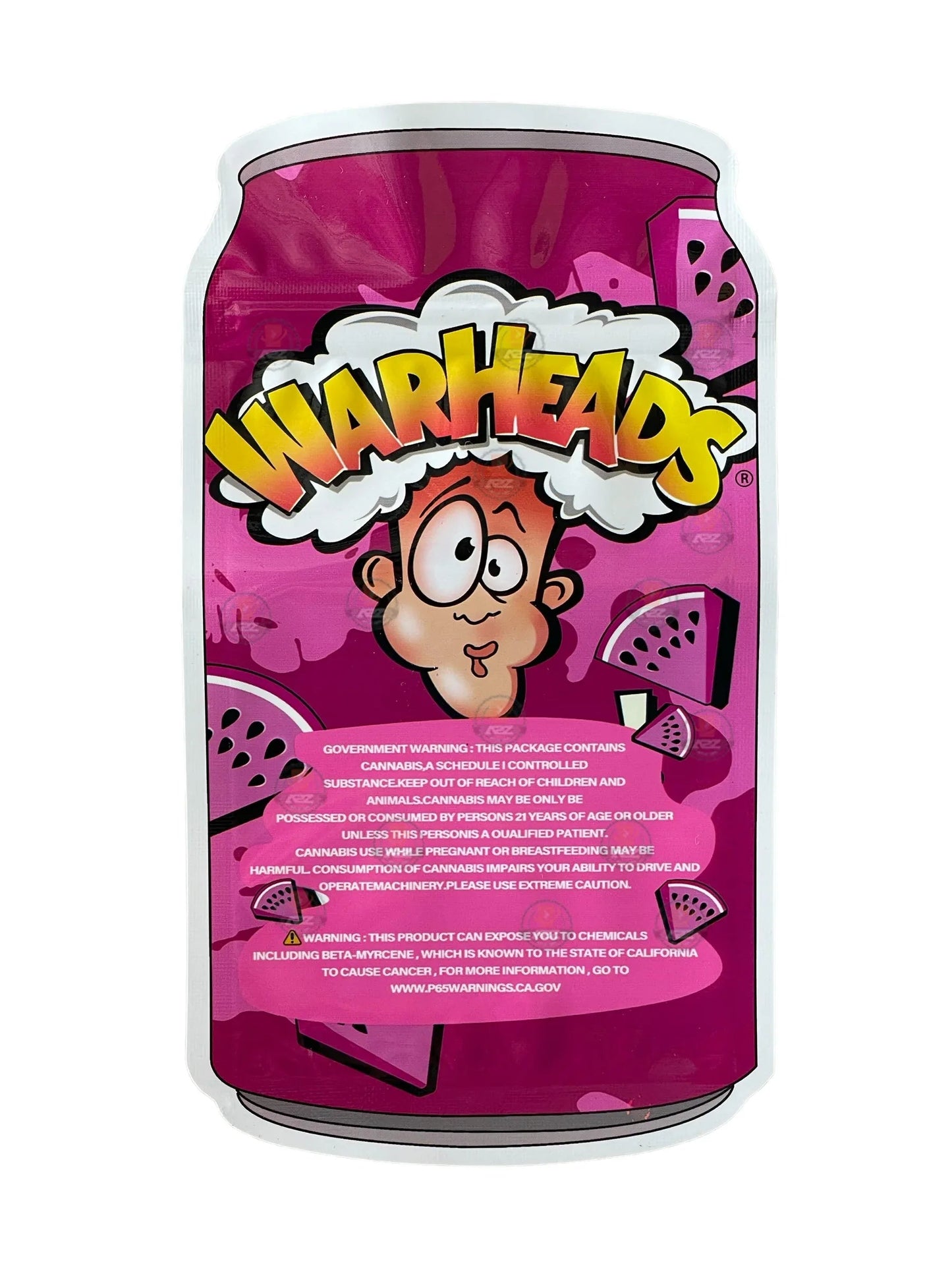 Warheads Sours Watermelon Punch 3.5g Mylar Bag - Black Unicorn Hub