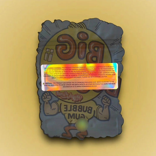 Big Buster Bubblegum 3.5G Mylar Bags-High Limit - Black Unicorn Hub