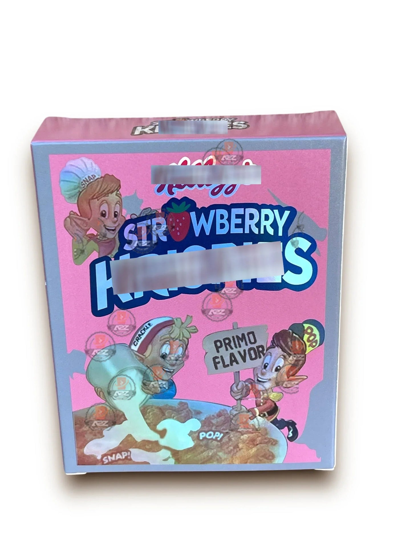 Strawberry Mylar Bags with Boxes 3.5g Box Packaging Holographic - Black Unicorn Hub