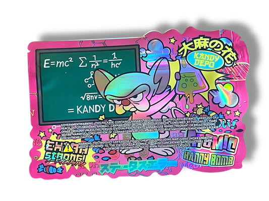 Atomic Kandy Bomb Mylar Bag 3.5g shape bags Kandy Depot - Black Unicorn Hub