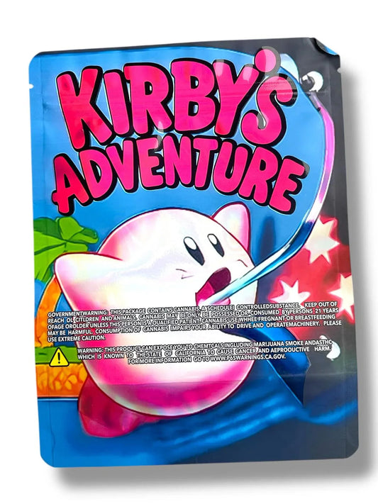 Kirby's Adventure 1 OZ 28G empty Mylar bag 1-ounce (50 Count) Zatendo Za Pack - Black Unicorn Hub