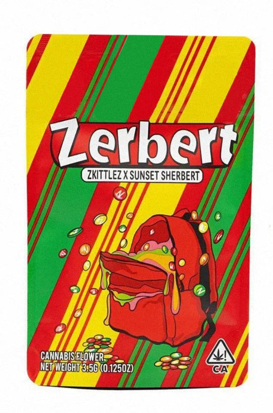 Backpack Boyz Zerbert Mylar Bags 3.5g SMELL PROOF RESEALABLE ZERBERT BAGS - Black Unicorn Hub