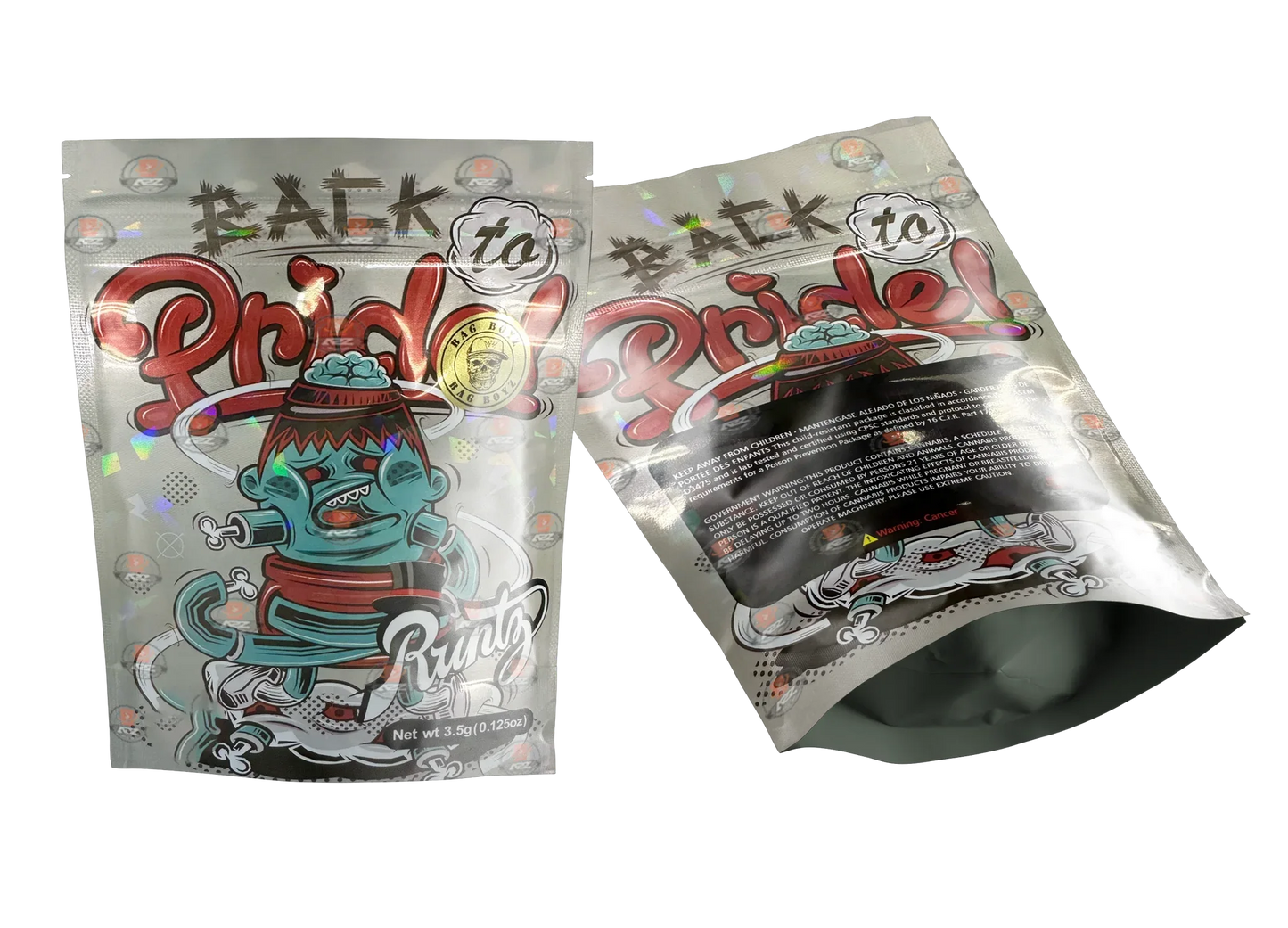 Back to Pride MYLAR BAG 3.5 GRAMS - Black Unicorn Hub