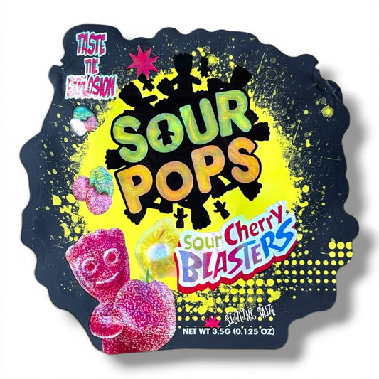 Sour Pops Sour Cherry Blasters 3.5g shape bags