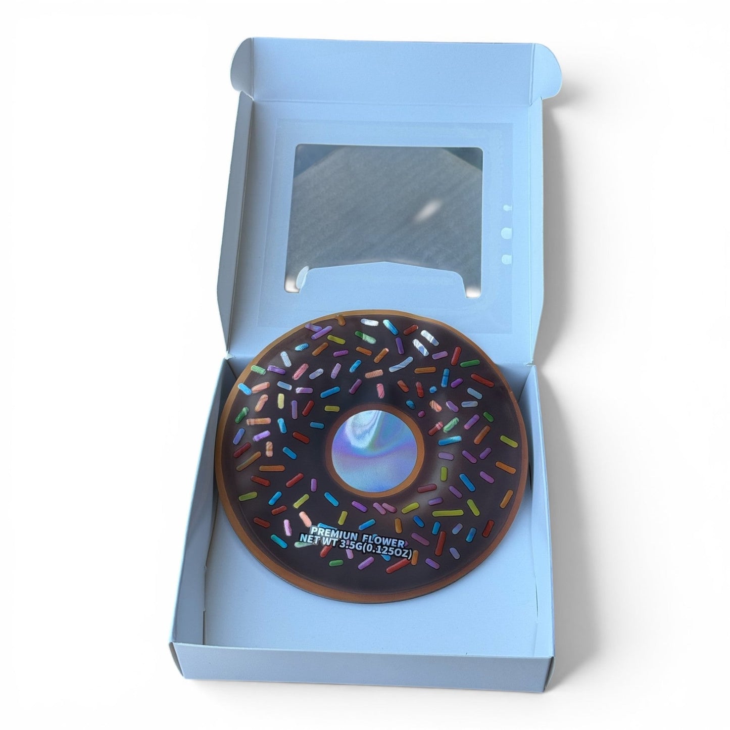 ZAZA Kreamz Doughnuts Sprinklez Mylar Bags with Boxes 3.5g Box Packaging