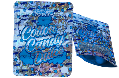 Cartel Money Cotton Candy Dulce  Mylar Bags 3.5g Holographic