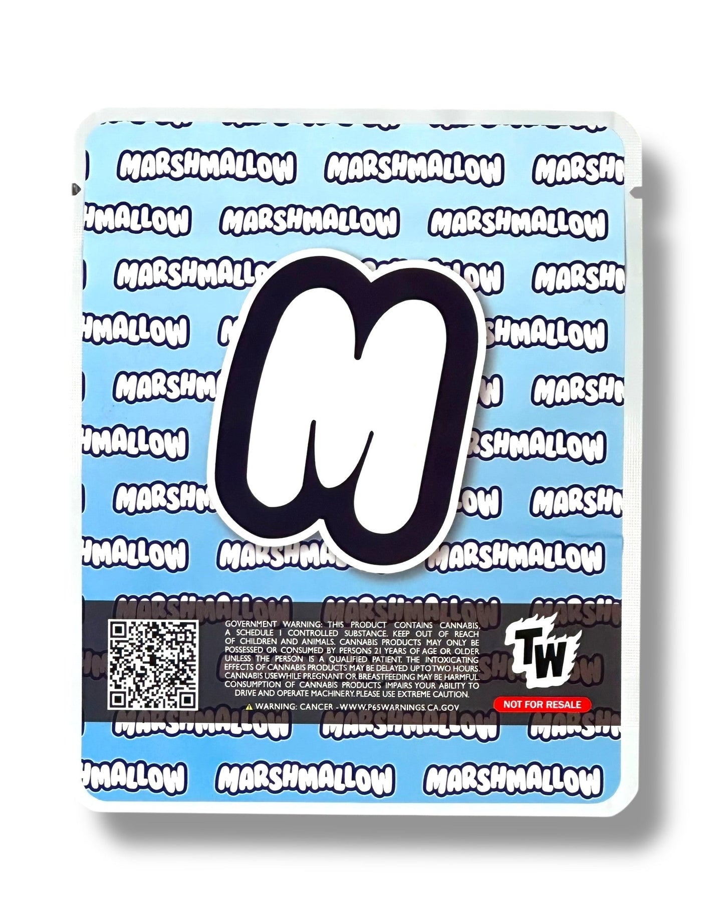 Sprinklez Root Beers Float Marshmallow 3.5G Mylar Bags -With stickers and label