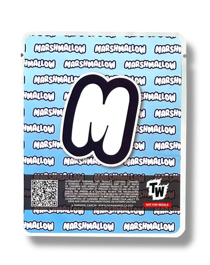 Sprinklez Root Beers Float Marshmallow 3.5G Mylar Bags -With stickers and label