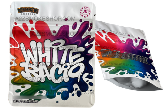 Don Merfos White Bacio bag  3.5g Mylar bag  Packaging Only