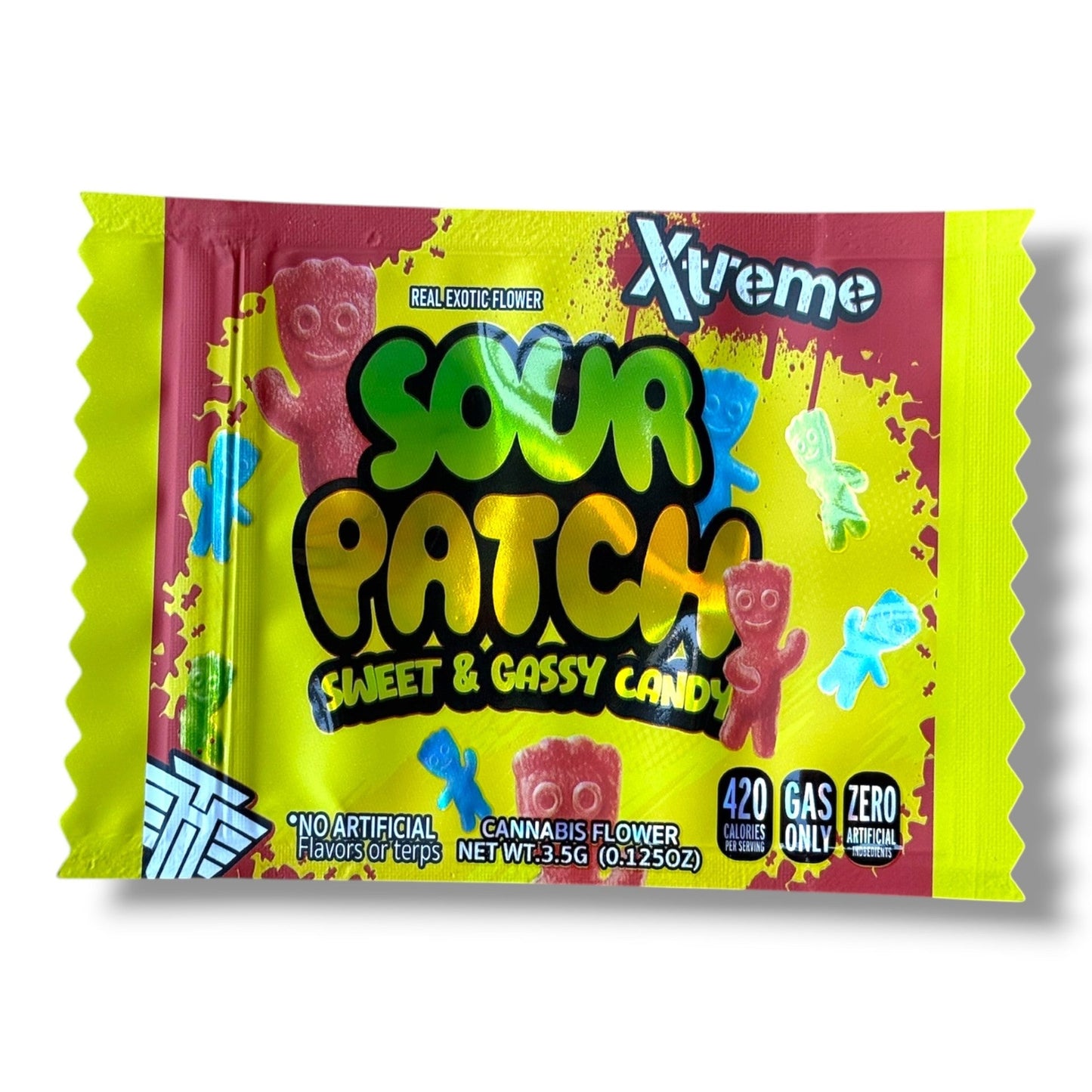 Xtreme Sour Patch Sweet & Gassy Candy 3.5g shape bags